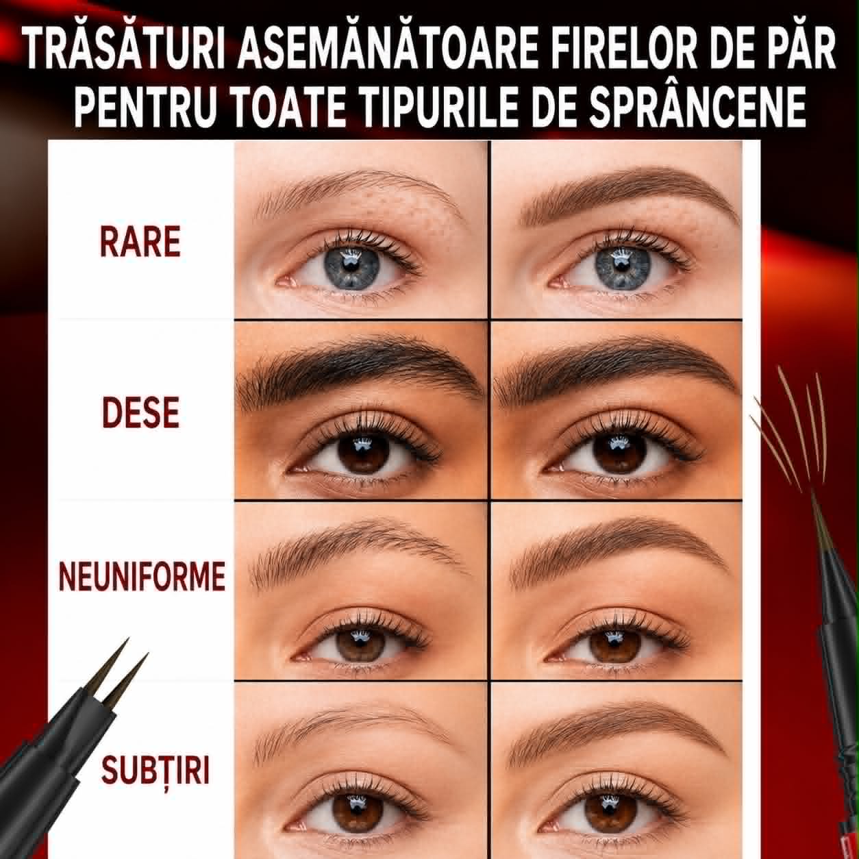 Creion magic HelloKiss pentru sprâncene